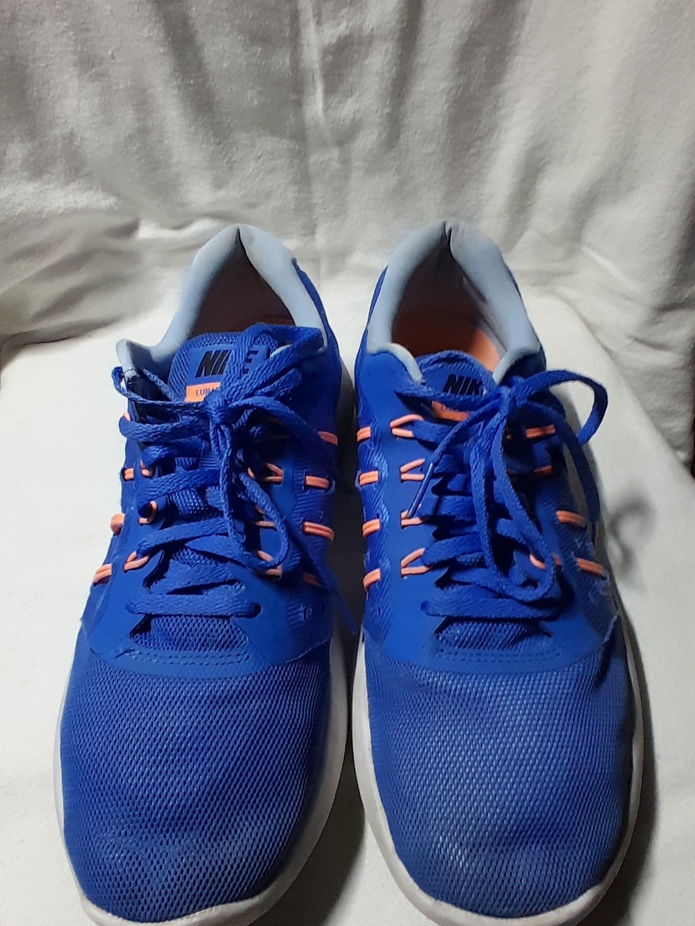 Nike LunarGlide Blue & Orange Athletic Shoes